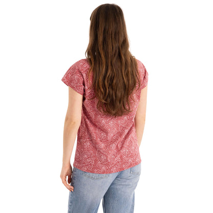 Claret - Lifestyle - Trespass Womens-Ladies Lucia Printed Top