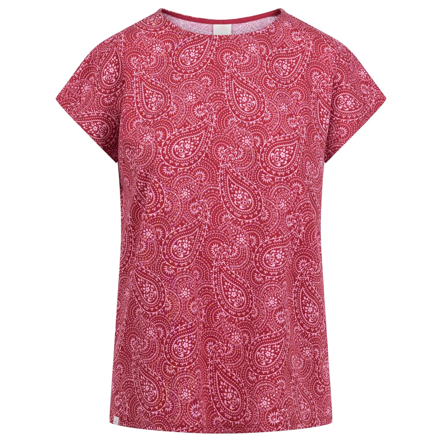 Claret - Front - Trespass Womens-Ladies Lucia Printed Top
