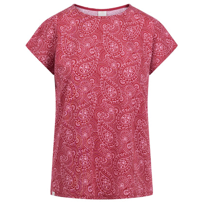 Claret - Front - Trespass Womens-Ladies Lucia Printed Top