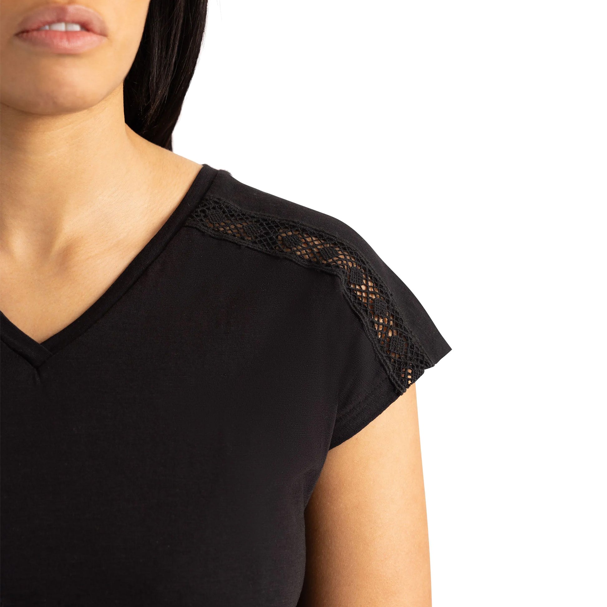 Black - Pack Shot - Trespass Womens-Ladies Willa Top