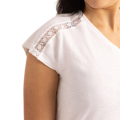 White - Pack Shot - Trespass Womens-Ladies Willa Top