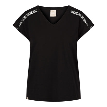 Black - Front - Trespass Womens-Ladies Willa Top