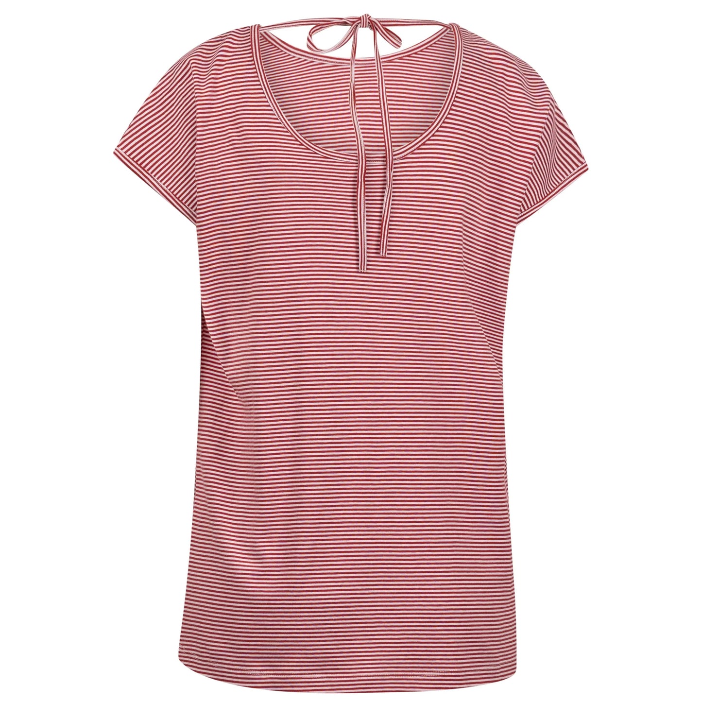 Claret - Back - Trespass Womens-Ladies Mirela Striped Top