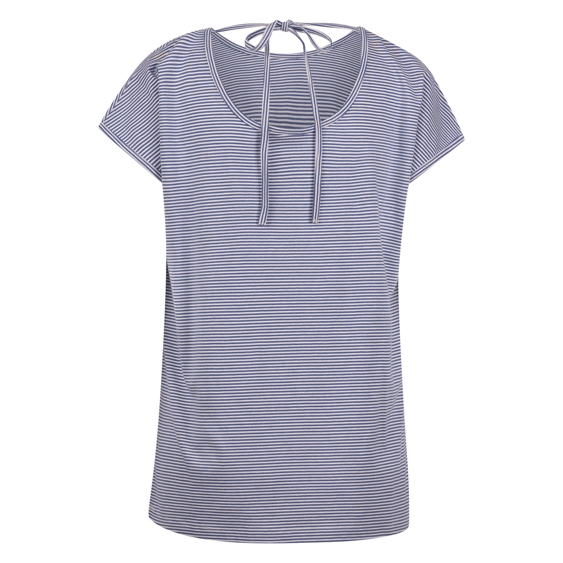 Coastal Blue - Back - Trespass Womens-Ladies Mirela Striped Top