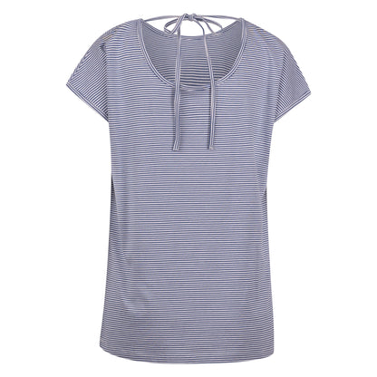 Coastal Blue - Back - Trespass Womens-Ladies Mirela Striped Top
