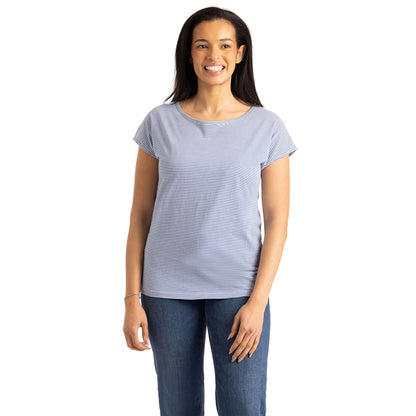 Coastal Blue - Side - Trespass Womens-Ladies Mirela Striped Top