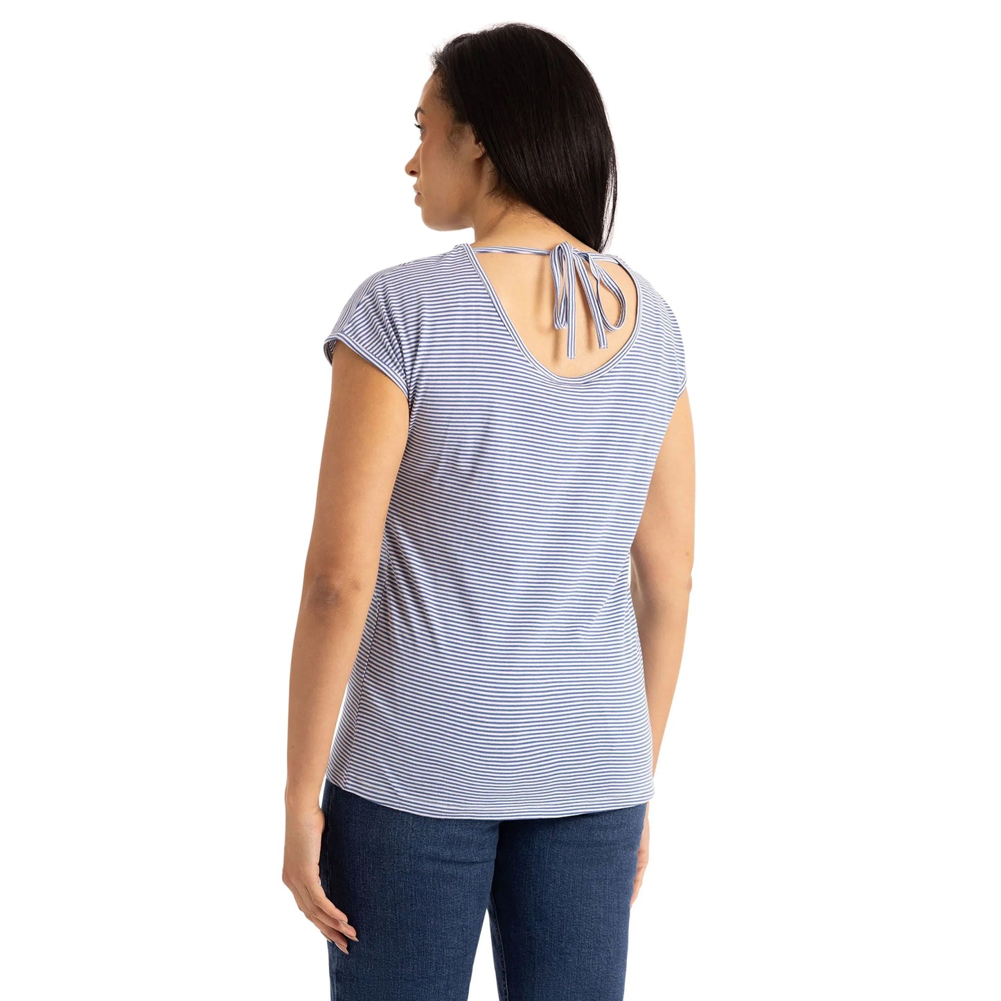 Coastal Blue - Lifestyle - Trespass Womens-Ladies Mirela Striped Top