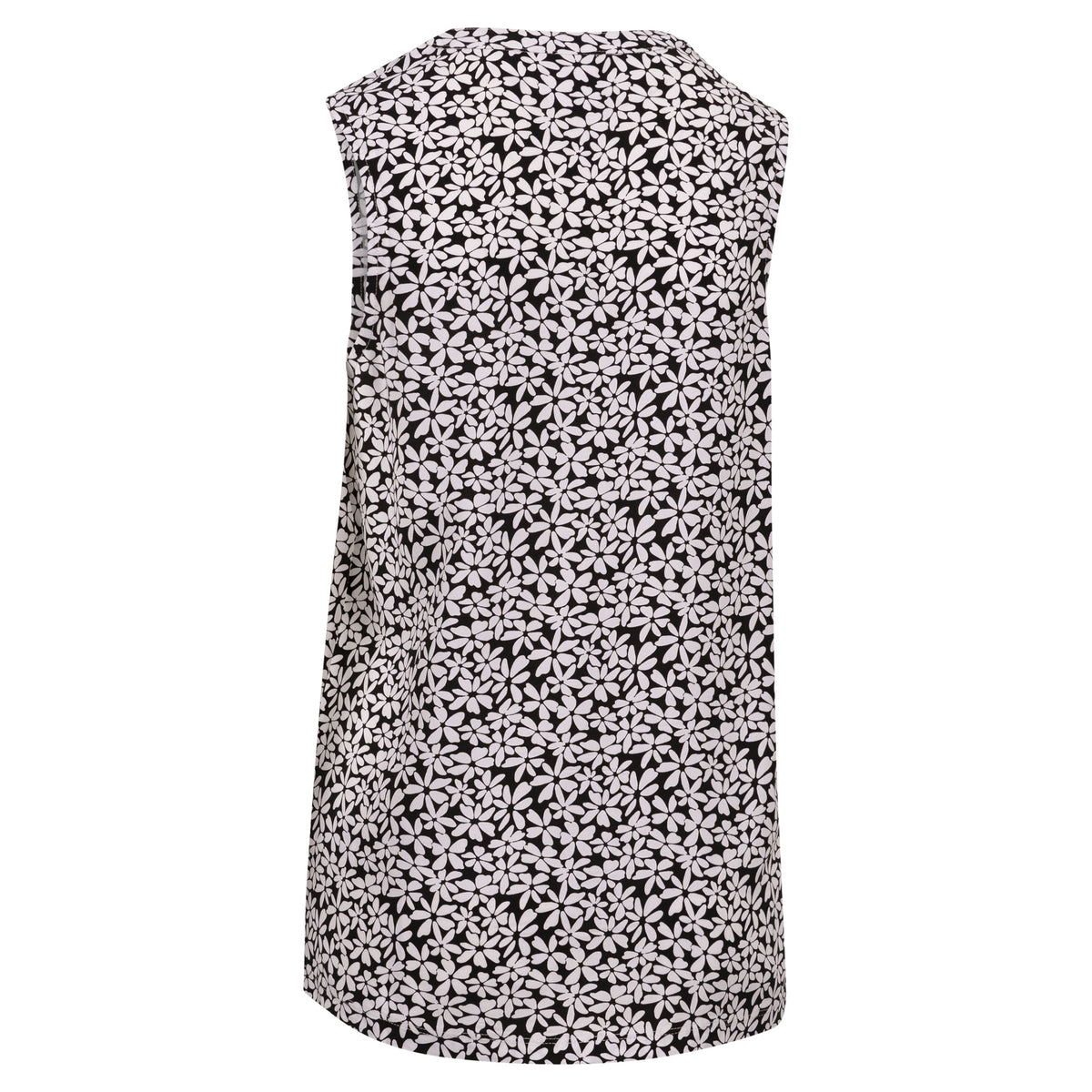 Black - Back - Trespass Womens-Ladies Kaylyn Printed Vest Top