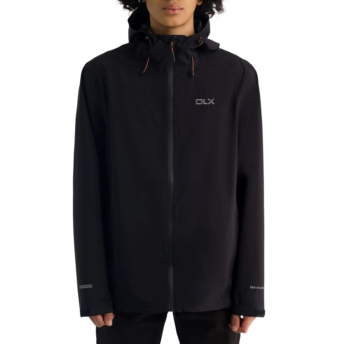 Black - Pack Shot - Trespass Mens Strathbeg DLX Waterproof Jacket