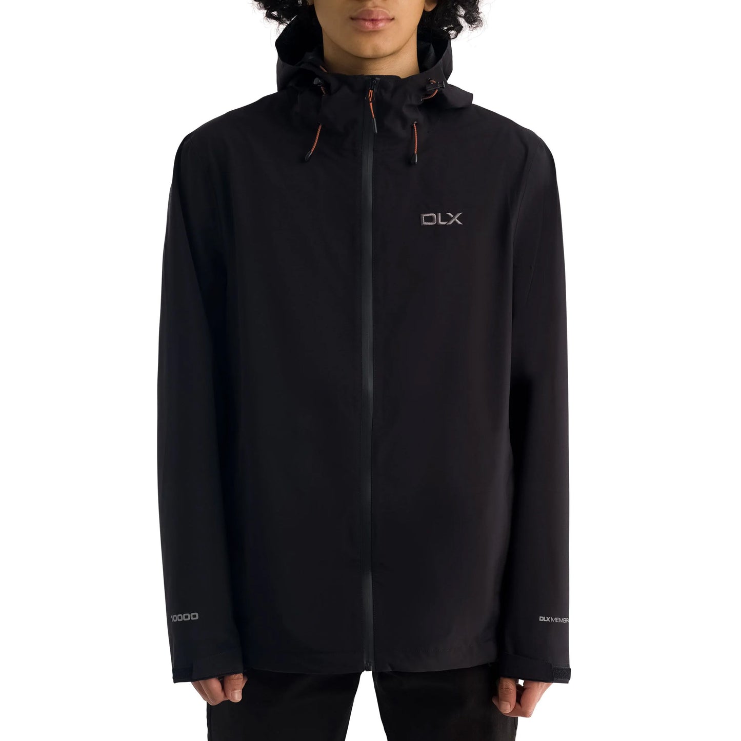 Black - Pack Shot - Trespass Mens Strathbeg DLX Waterproof Jacket