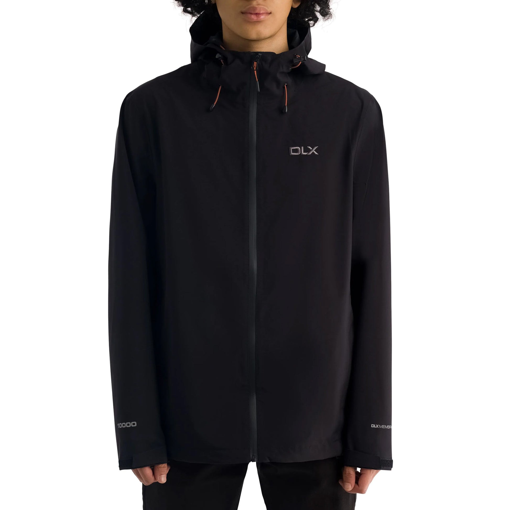 Black - Pack Shot - Trespass Mens Strathbeg DLX Waterproof Jacket
