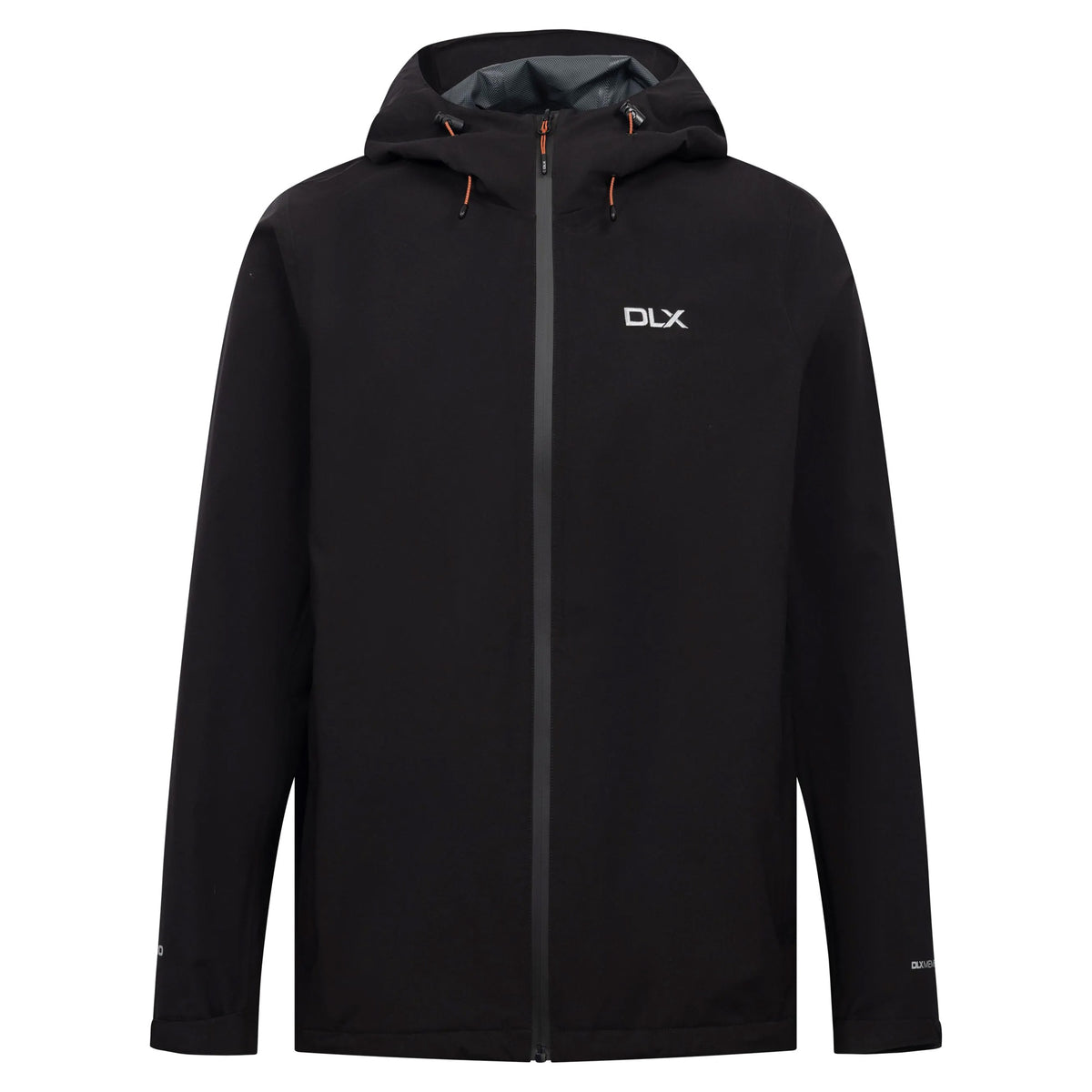 Black - Front - Trespass Mens Strathbeg DLX Waterproof Jacket