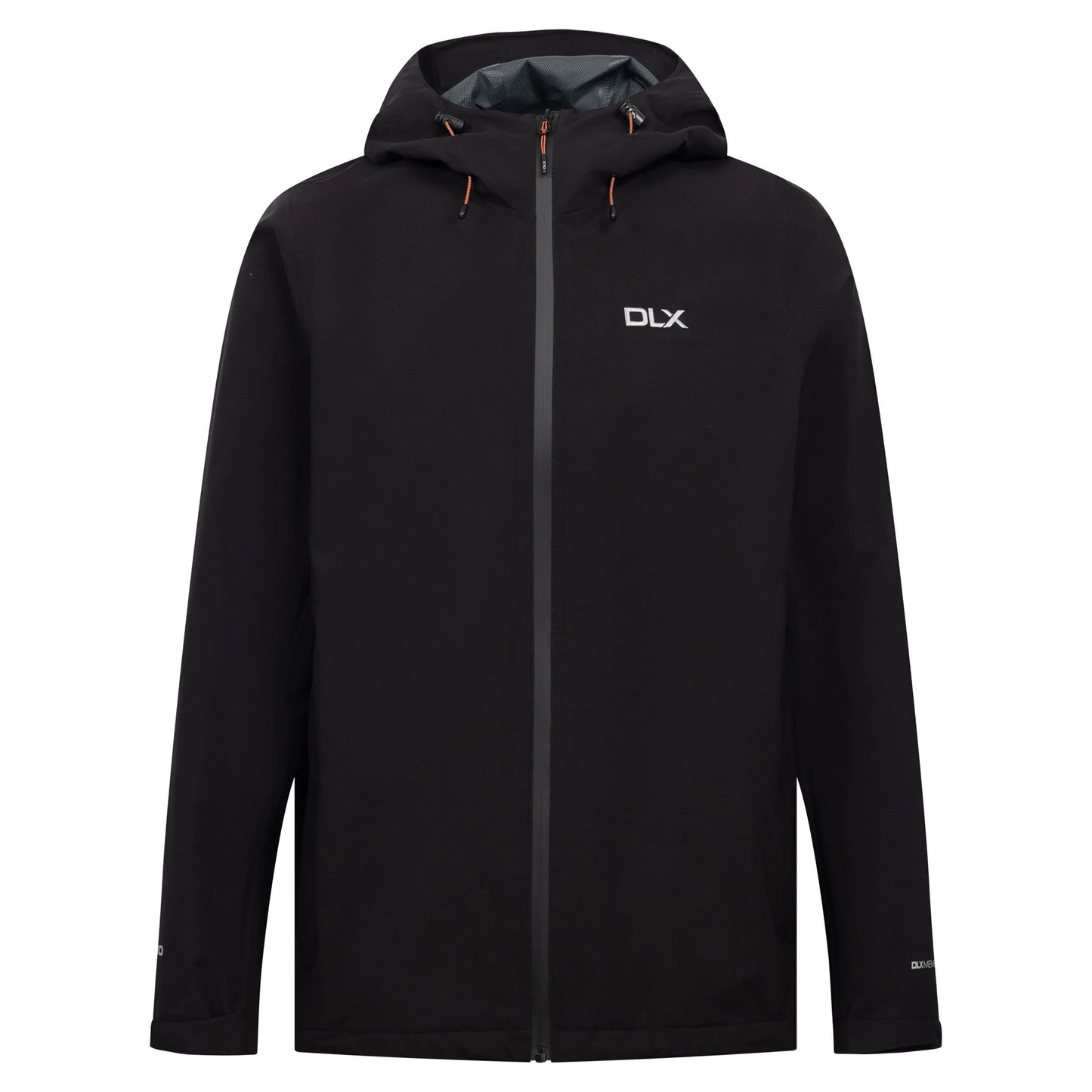 Black - Front - Trespass Mens Strathbeg DLX Waterproof Jacket