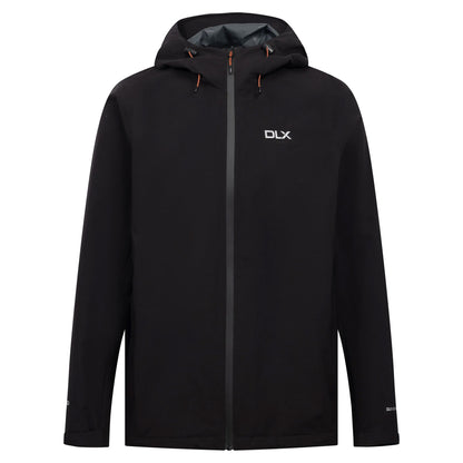 Black - Front - Trespass Mens Strathbeg DLX Waterproof Jacket
