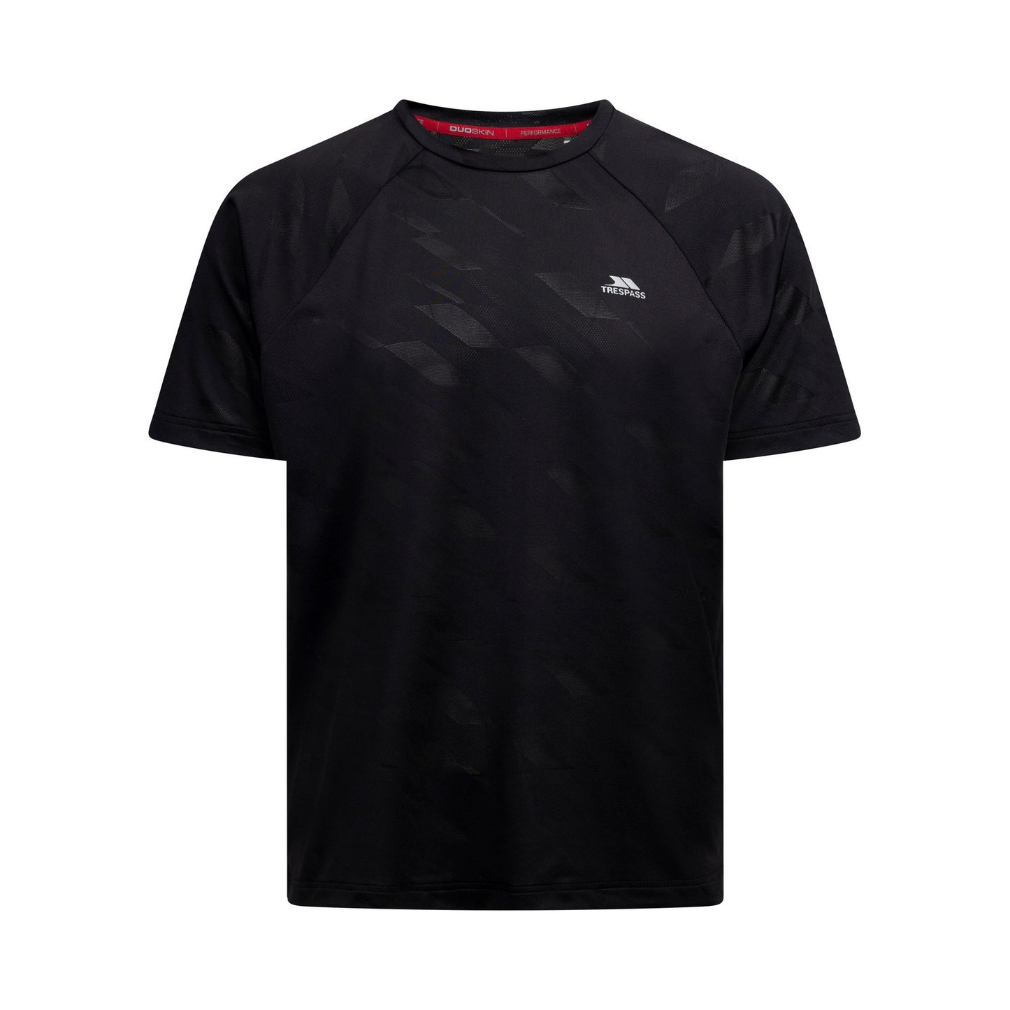 Black - Front - Trespass Mens Trillon Short-Sleeved Jersey