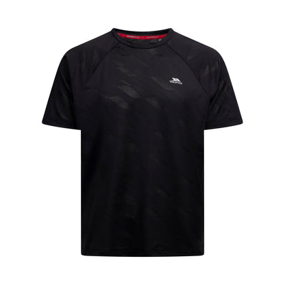 Black - Front - Trespass Mens Trillon Short-Sleeved Jersey