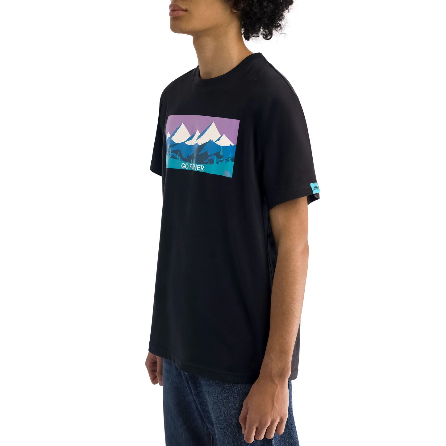 Black - Pack Shot - Trespass Mens Sven T-Shirt