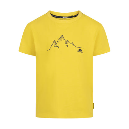 Yellow - Front - Trespass Boys Attie Quick Dry Jersey