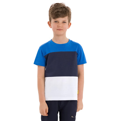 Blue - Side - Trespass Boys Iddris Jersey