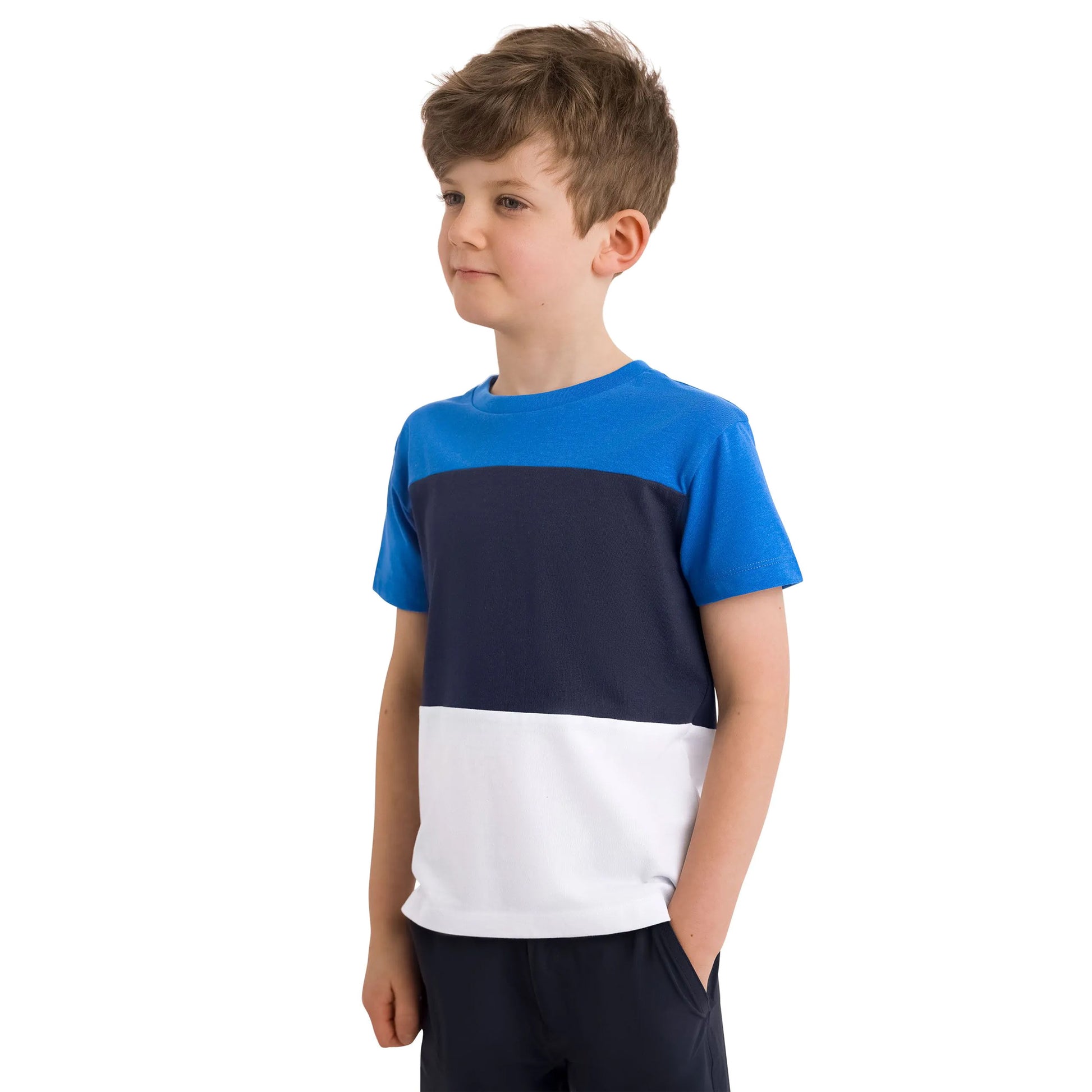 Blue - Pack Shot - Trespass Boys Iddris Jersey