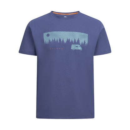Coastal Blue - Front - Trespass Mens Jacub Short-Sleeved Casual T-Shirt