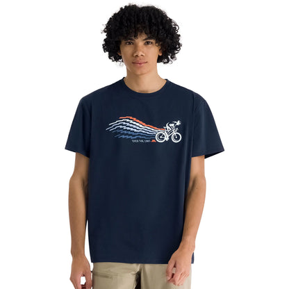 Navy - Side - Trespass Mens Otheo T-Shirt