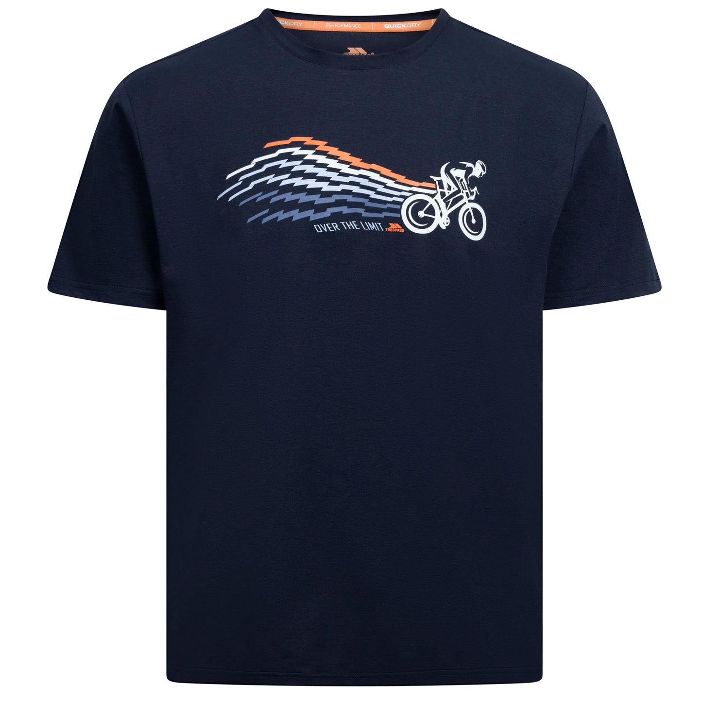 Navy - Front - Trespass Mens Otheo T-Shirt