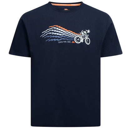 Navy - Front - Trespass Mens Otheo T-Shirt