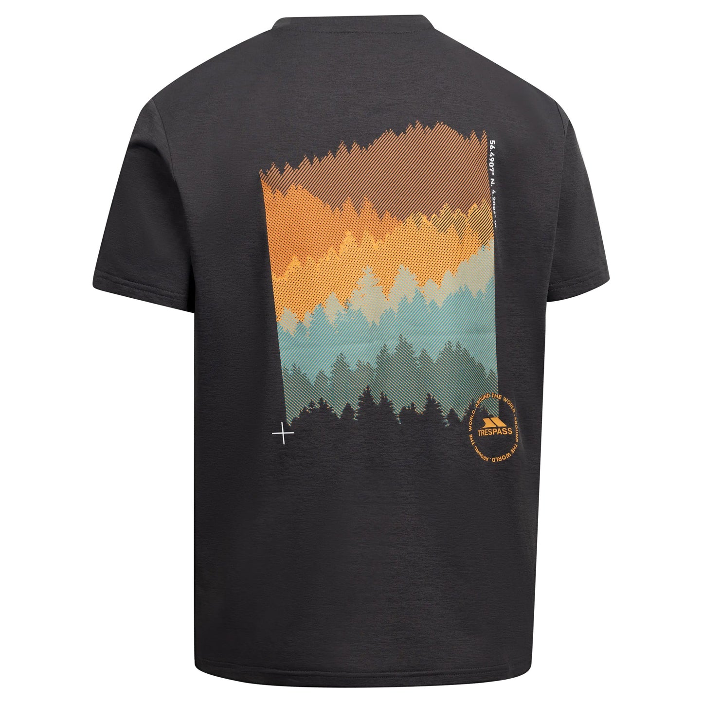 Dark Grey - Back - Trespass Mens Sean T-Shirt