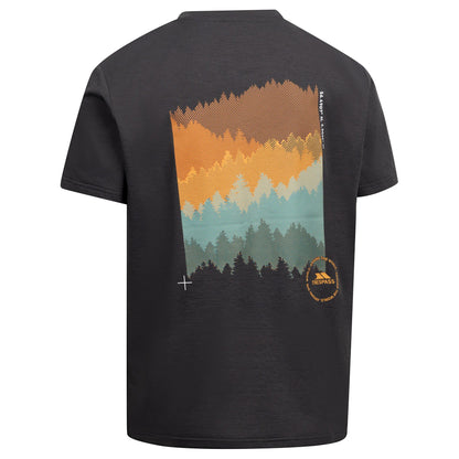 Dark Grey - Back - Trespass Mens Sean T-Shirt
