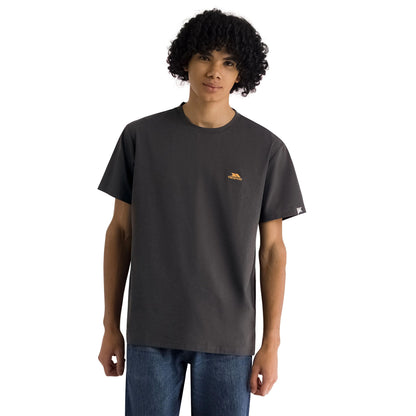Dark Grey - Side - Trespass Mens Sean T-Shirt