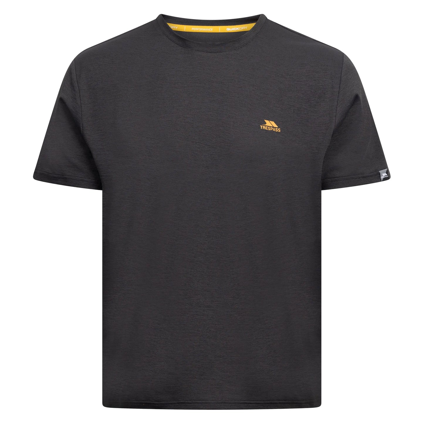 Dark Grey - Front - Trespass Mens Sean T-Shirt