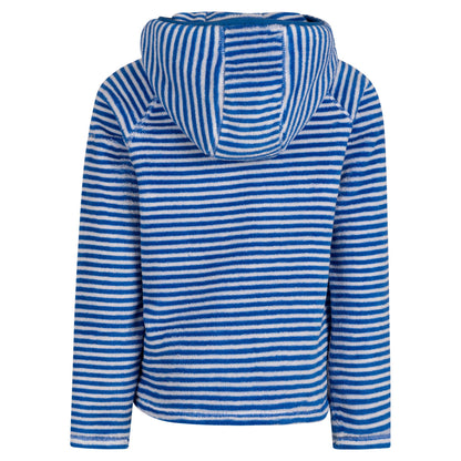 Blue - Back - Trespass Childrens-Kids Axxton Hooded Fleece Top