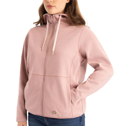 Carnation - Pack Shot - Trespass Womens-Ladies Rosker Full Zip Fleece Jacket