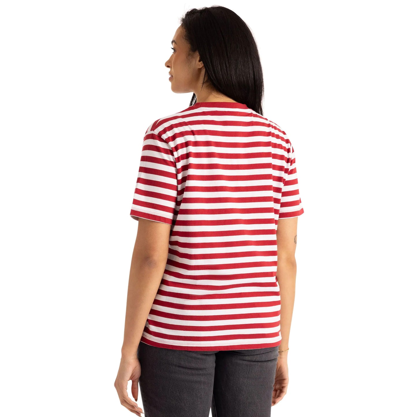 Claret - Lifestyle - Trespass Womens-Ladies Jemima Striped Casual T-Shirt