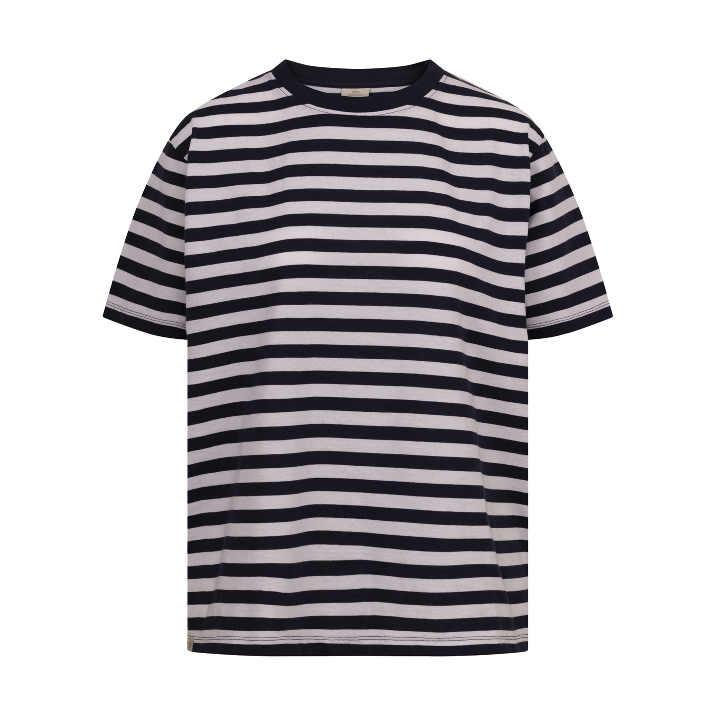 Navy - Front - Trespass Womens-Ladies Jemima Striped Casual T-Shirt
