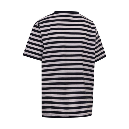 Navy - Back - Trespass Womens-Ladies Jemima Striped Casual T-Shirt