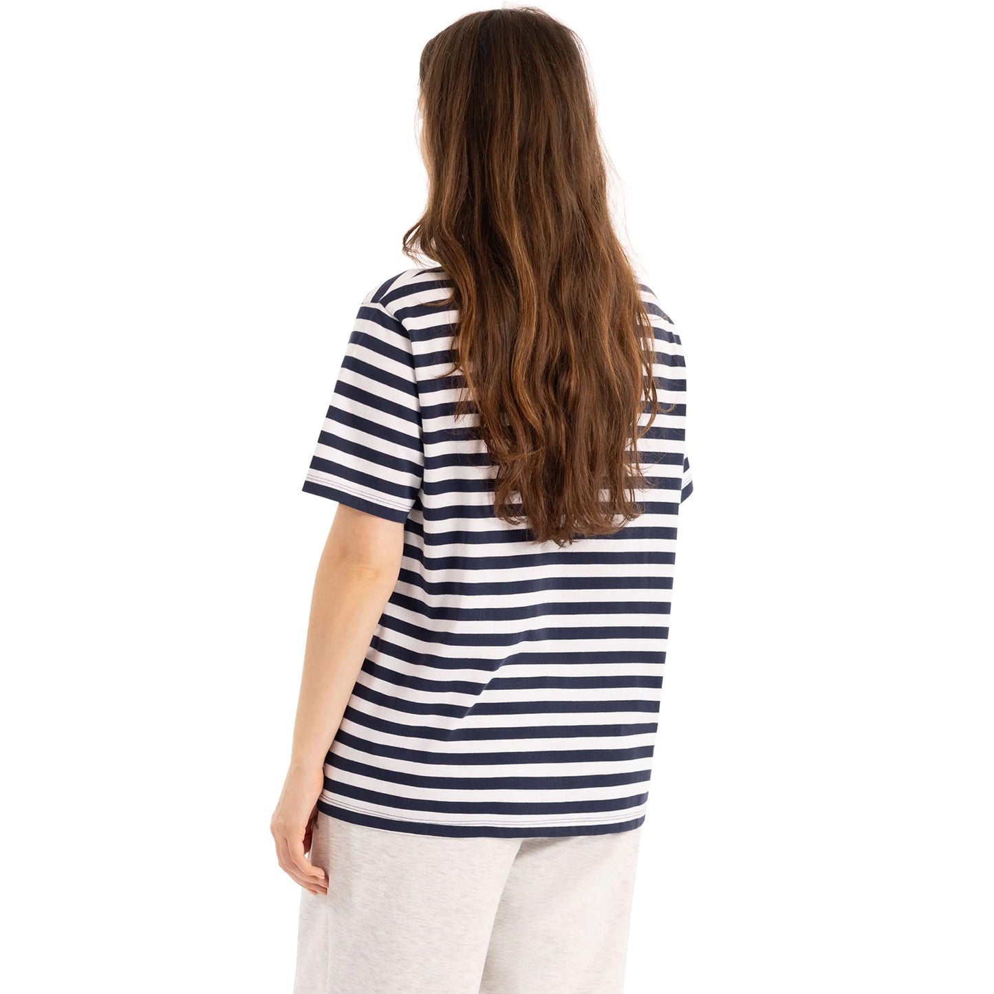Navy - Lifestyle - Trespass Womens-Ladies Jemima Striped Casual T-Shirt