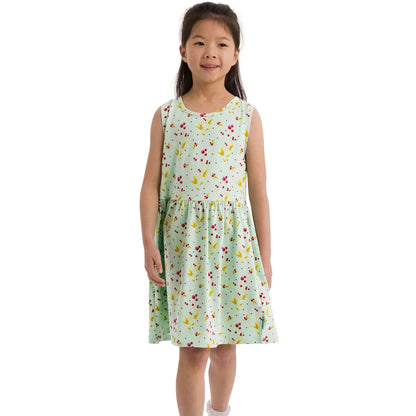 Spring Green - Side - Trespass Girls Cordelia Sleeveless Dress