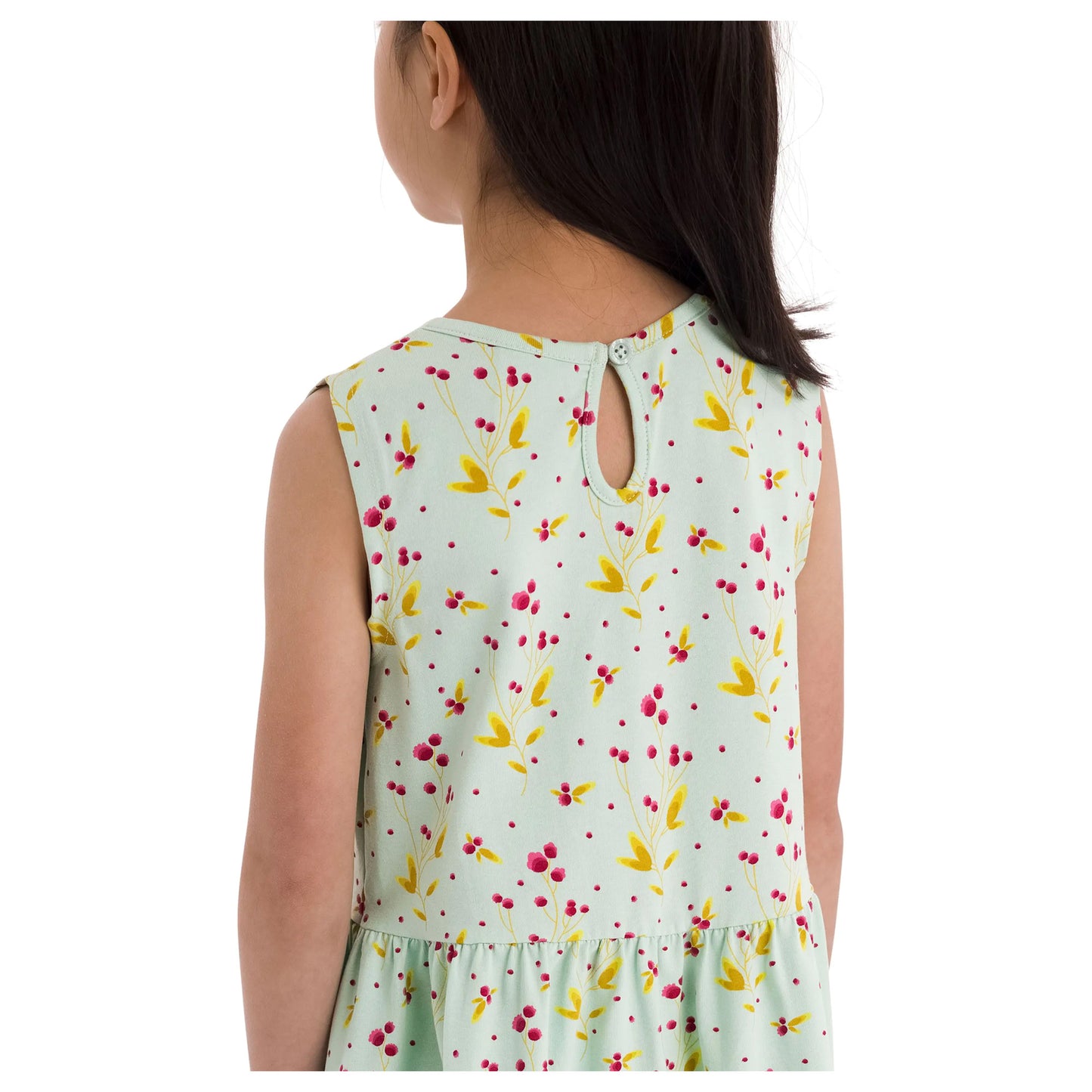 Spring Green - Pack Shot - Trespass Girls Cordelia Sleeveless Dress