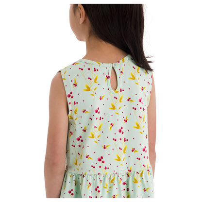 Spring Green - Pack Shot - Trespass Girls Cordelia Sleeveless Dress