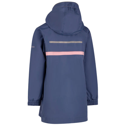 Bluestone - Back - Trespass Girls Bronia Waterproof Jacket