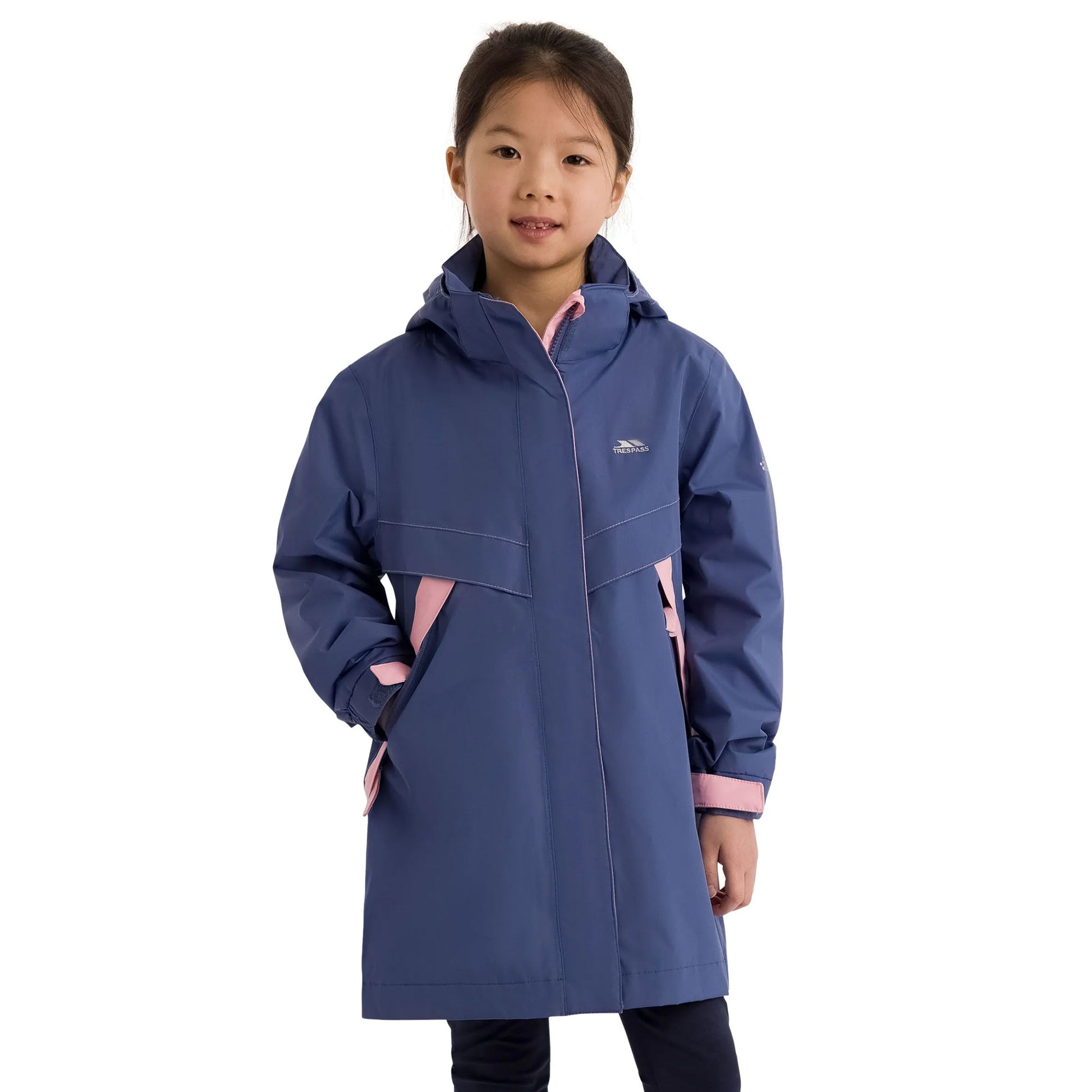 Bluestone - Side - Trespass Girls Bronia Waterproof Jacket