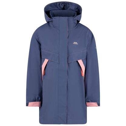 Bluestone - Front - Trespass Girls Bronia Waterproof Jacket