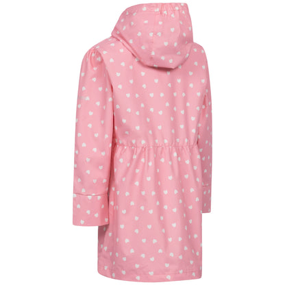 Baby Pink - Back - Trespass Girls Hester Waterproof Jacket