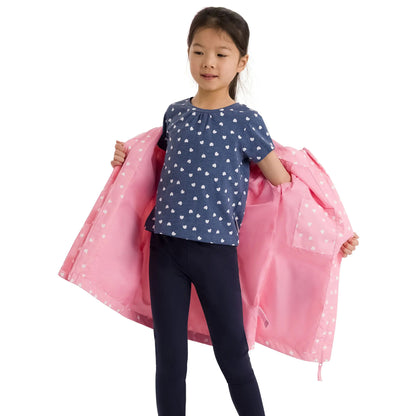 Baby Pink - Pack Shot - Trespass Girls Hester Waterproof Jacket