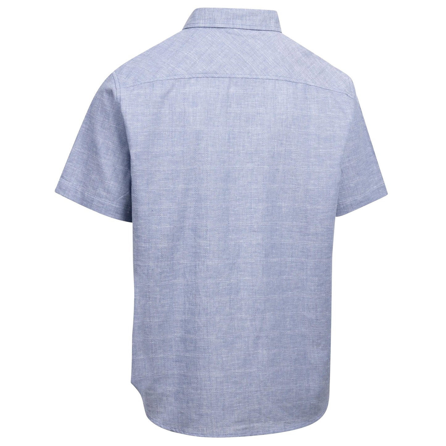 Blue Haze - Back - Trespass Mens Lenard Short-Sleeved Shirt