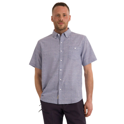 Blue Haze - Lifestyle - Trespass Mens Lenard Short-Sleeved Shirt