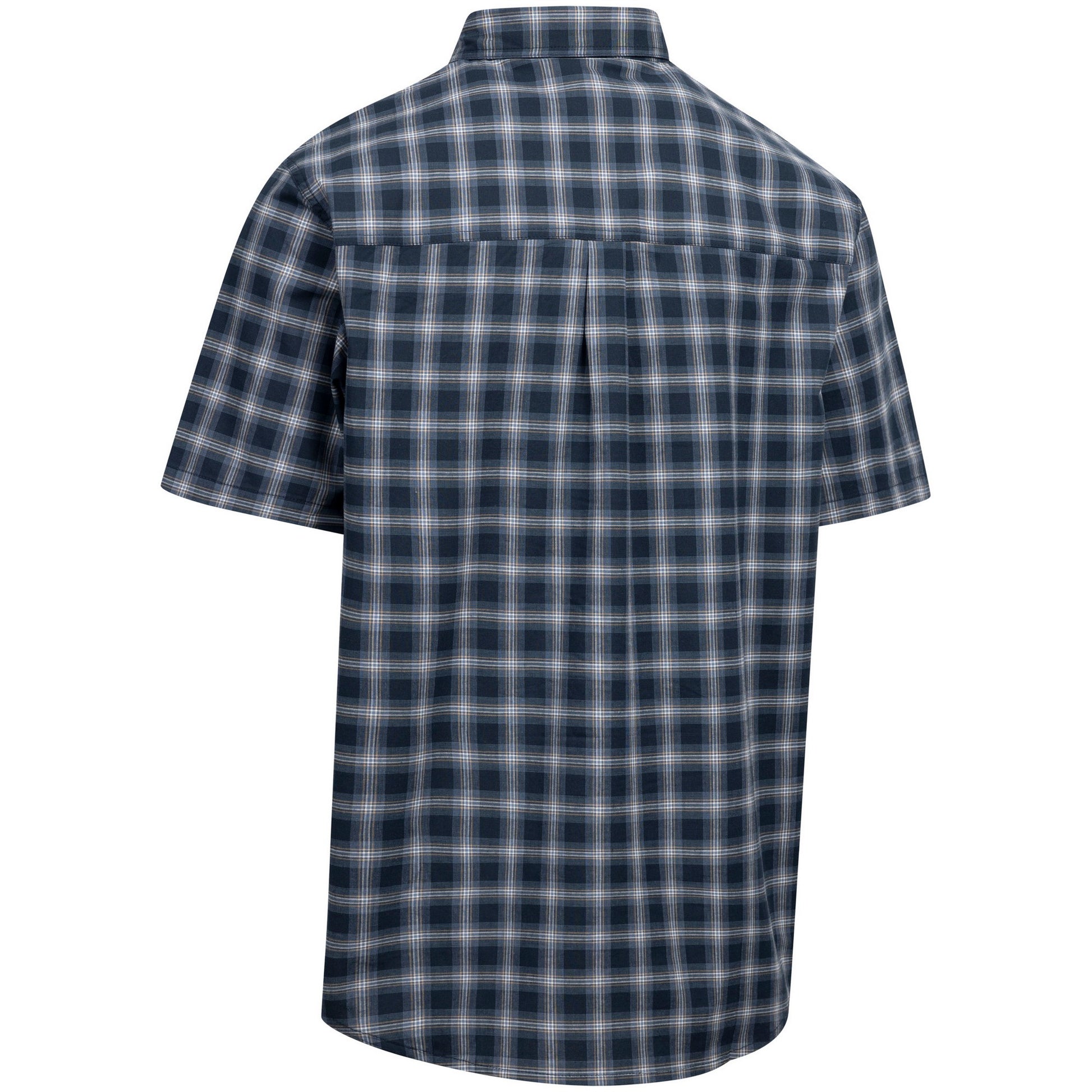 Navy - Back - Trespass Mens Barry Short-Sleeved Shirt