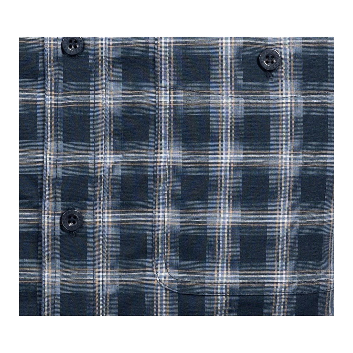 Navy - Pack Shot - Trespass Mens Barry Short-Sleeved Shirt